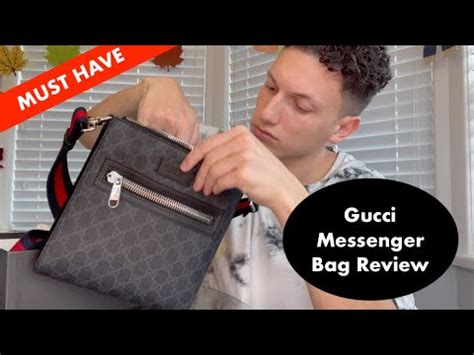 Richie's Reviews: Gucci GG Supreme Black Small Messenger Bag